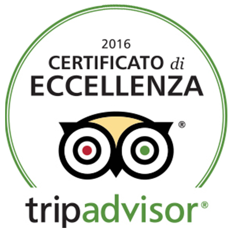Certificato di eccellenza Tripadvisor